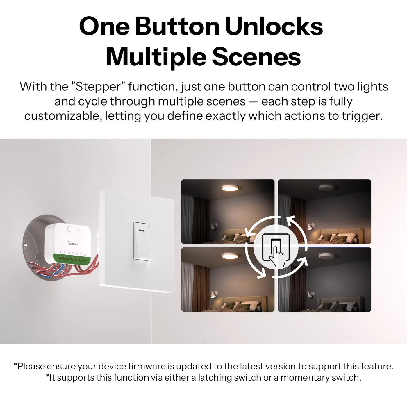 SONOFF MINI DUO 2-Gang Matter Over WiFi Smart Switch