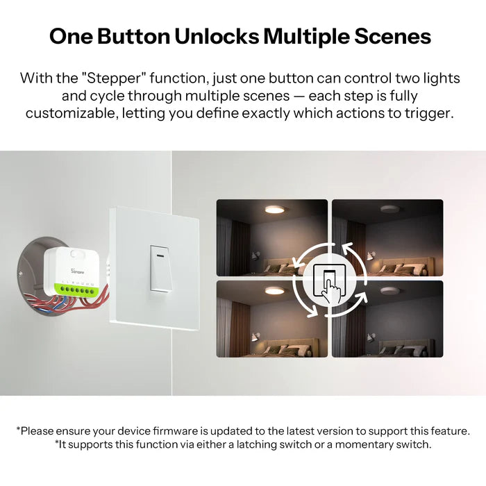 SONOFF MINI DUO 2-Gang Zigbee Smart Switch | MINI-ZB2GS