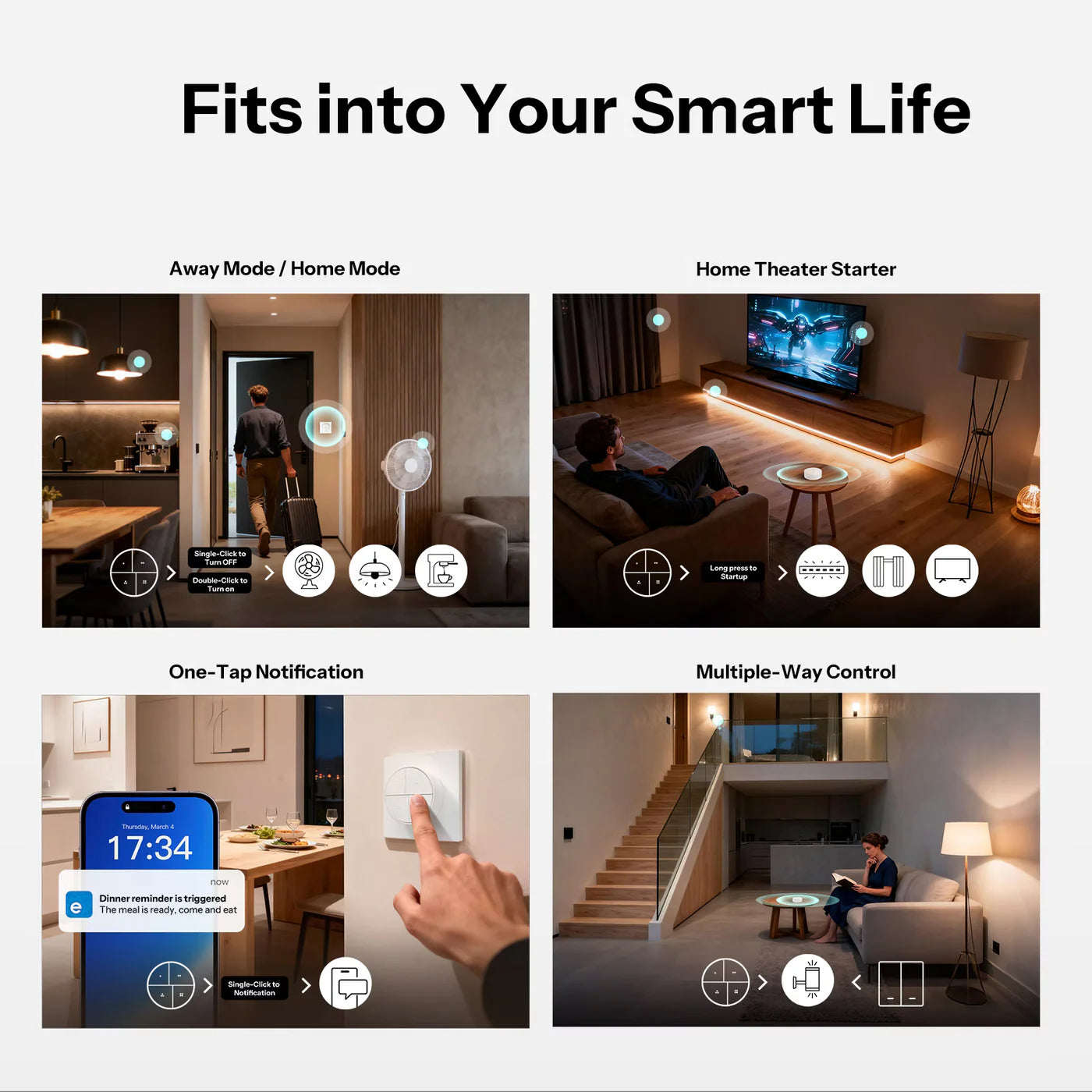 SONOFF Orb 4-In-1 Zigbee Smart Scene Button