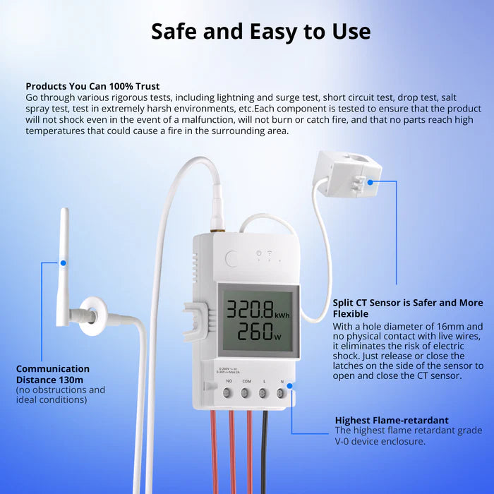 SONOFF POW Ring Smart Power Meter | POWCT