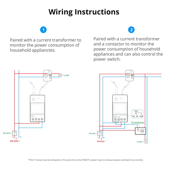 SONOFF POW Ring Smart Power Meter | POWCT