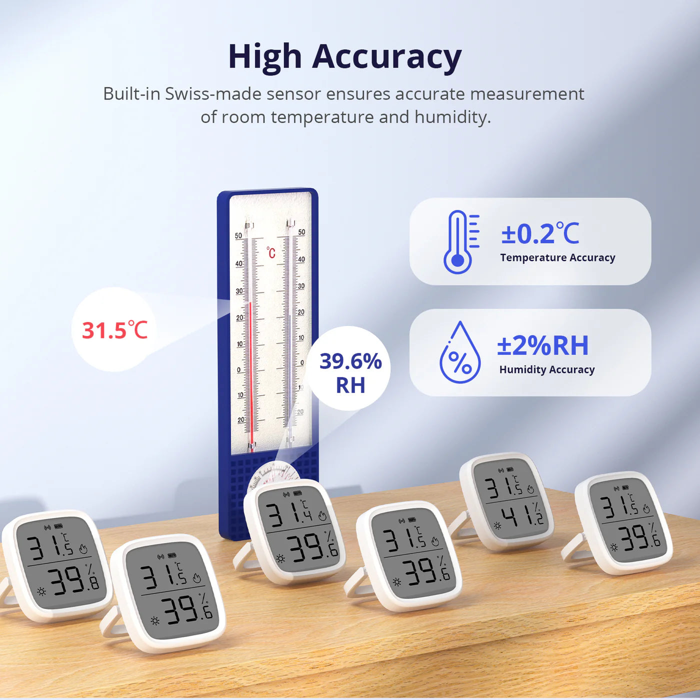 SONOFF SNZB-02D Zigbee LCD Smart Temperature Humidity Sensor