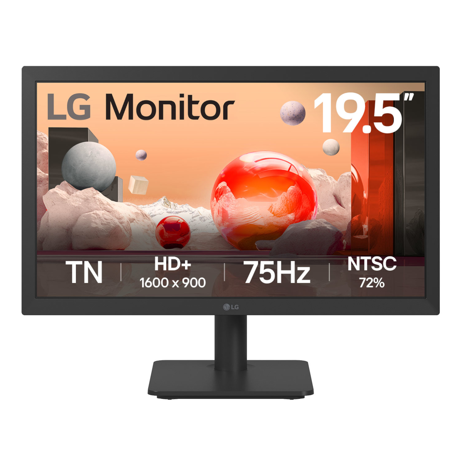 20U401A-B.AFB_LG-Essential-20-WSXGA-TN-Monitor-75Hz_wr_01 LG Essential 20" WSXGA TN Monitor 75Hz - Image 1