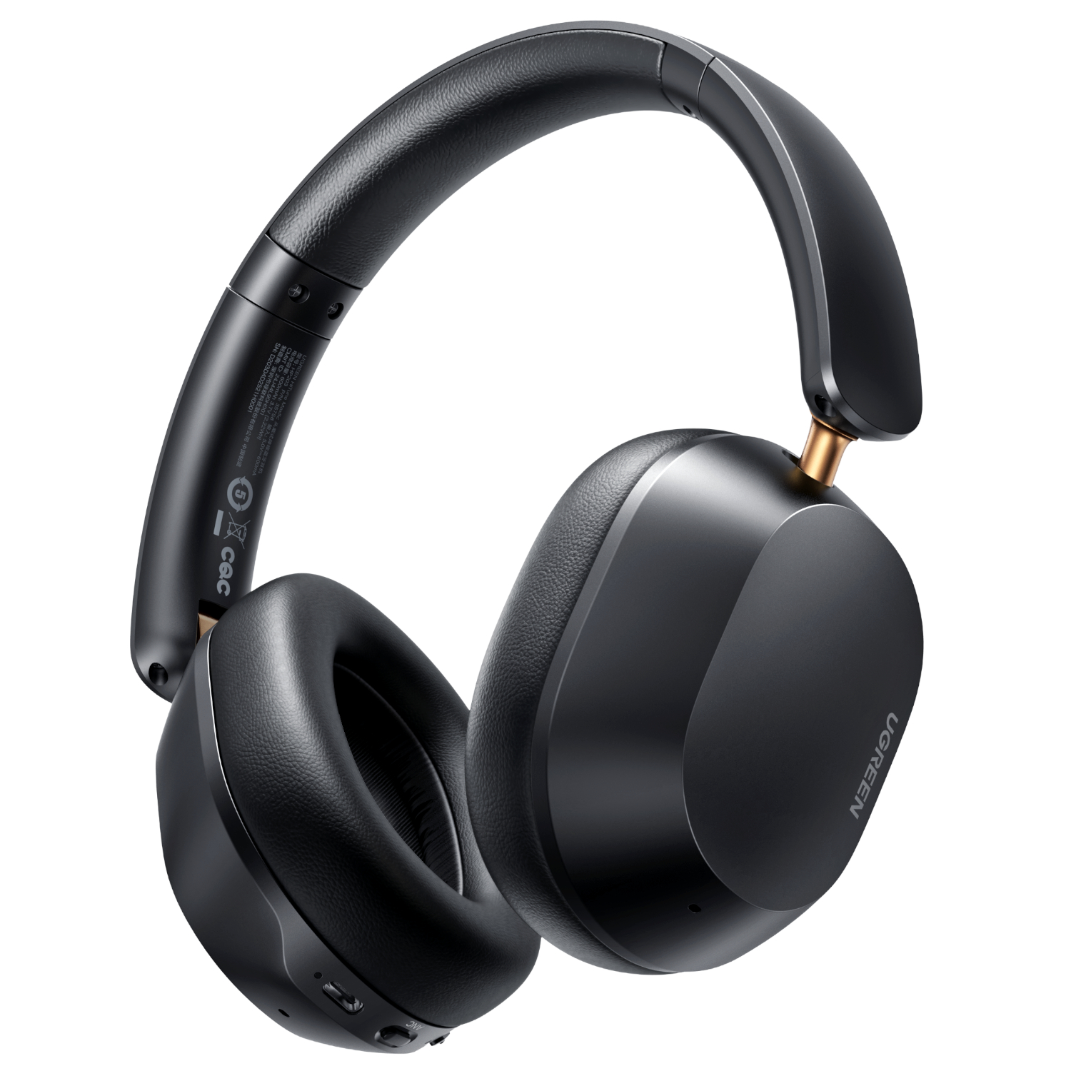 6941876237579_HP203-35757 UGREEN HiTune Max 5C Hybrid ANC Headphones – Black - Image 1
