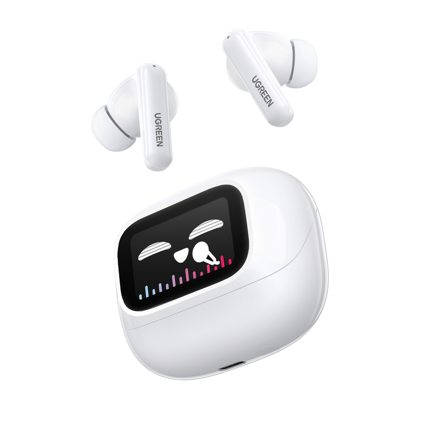 6941876251377_WS211-55137_01 UGREEN EchoBuds Magic Wireless (In-Ear Earphones)–White - Image 1