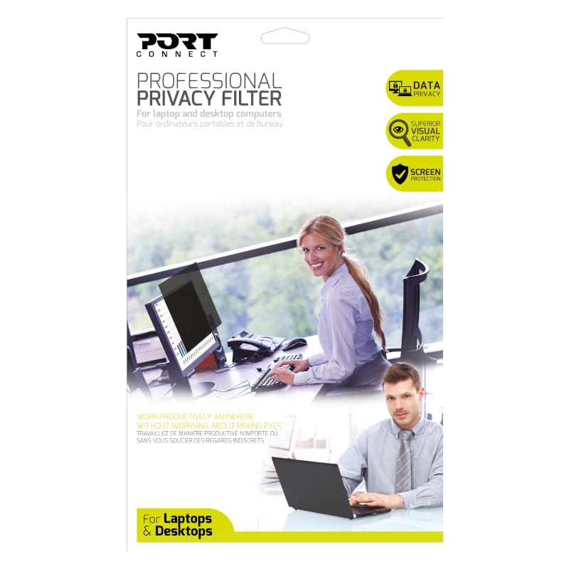 900001_wr_01 Port Connect 2D Professional Privacy Filter 13.3" - Image 1