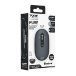 Port Connect PURE MAC Rechargeable Wireless and Bluetooth Mouse - Shadow - Image 5