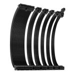 Antec 300mm Sleeved Braided Power Extension Cable Kit - Black  - Image 2