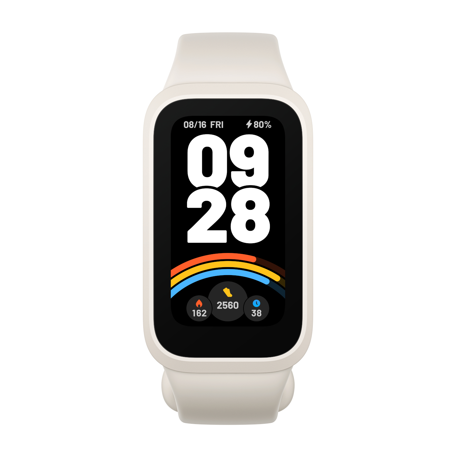 BHR9441GL_Xiaomi-Smart-Band-9-Active-Beige-White_wr_01a Xiaomi Smart Band 9 Active - Beige White - Image 1