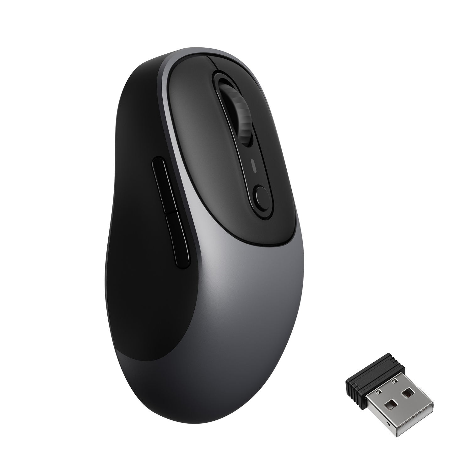 BM24-C61_Keychron-BM24-Wireless-Mouse-Metal-Grey_01 Keychron BM24 Wireless Silent Mouse - Metal Grey - Image 1