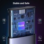 UGREEN CM400-90264 M.2 NVME/SATA SSD Enclosure (10Gbps) - Silver - Image 5