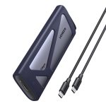 UGREEN CM777 M.2 NVMe/SATA SSD Enclosure (20Gbps) – Silver