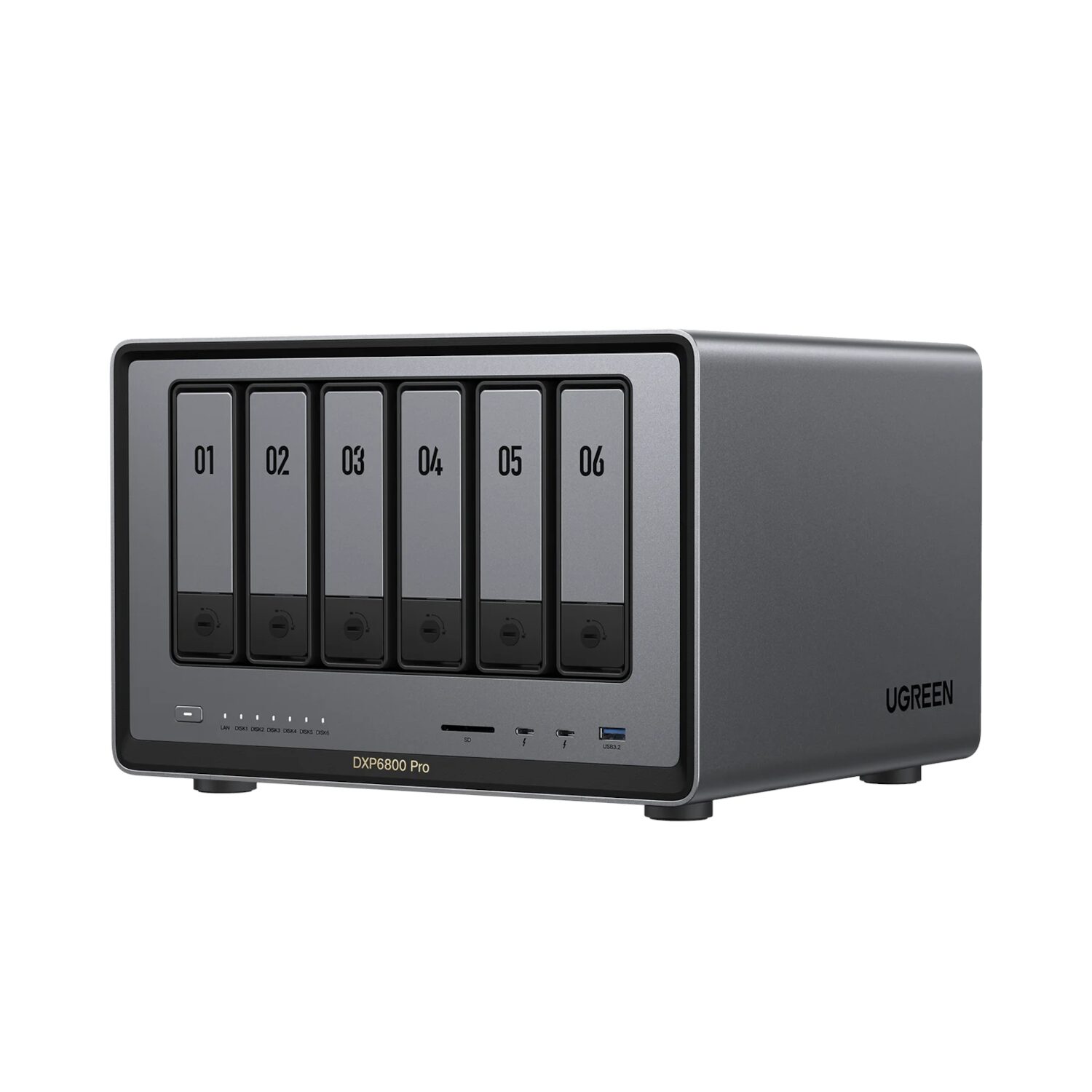 DXP6800PRO-25899B-WR-01 UGREEN NASync DXP6800 Pro 6-Bay NAS - Image 1