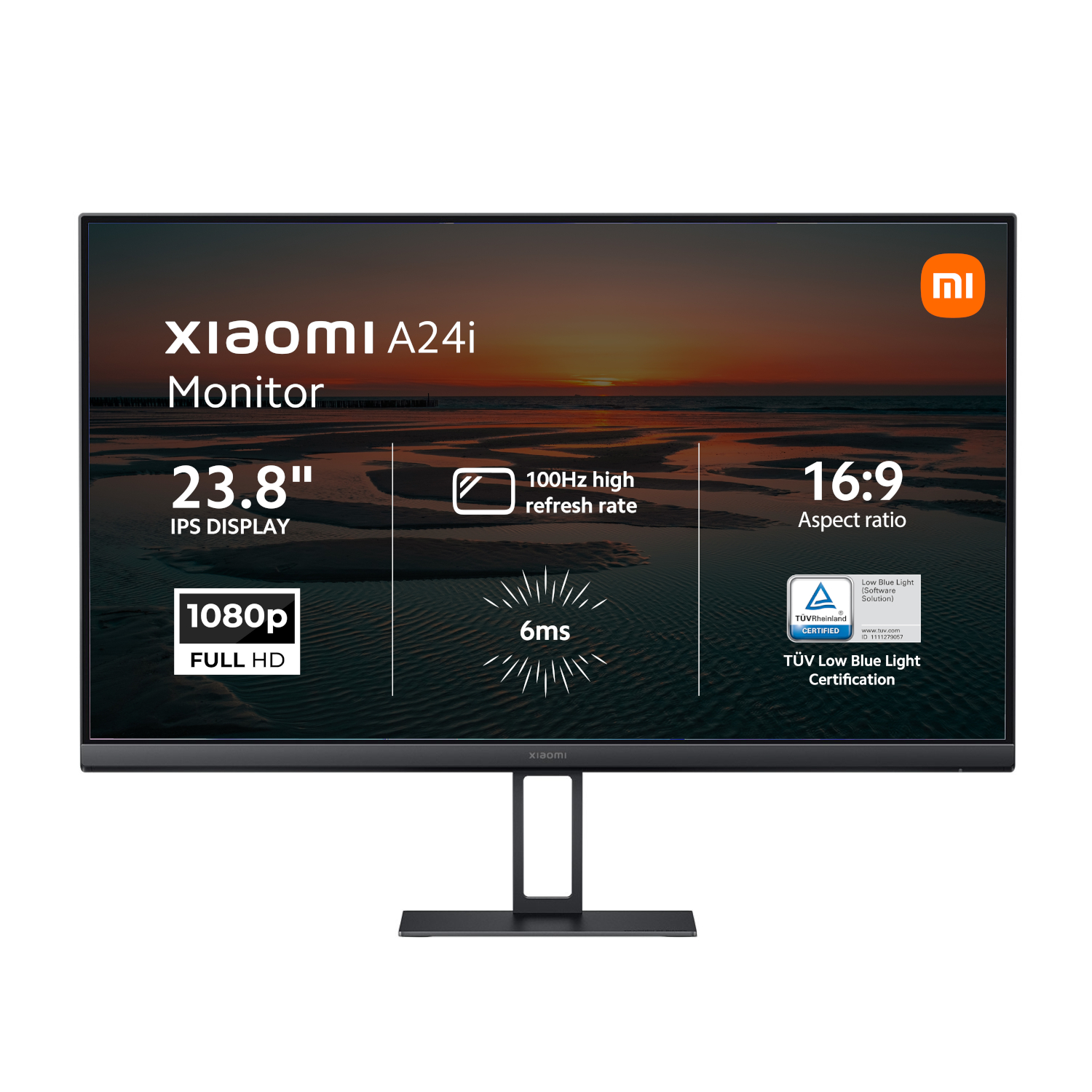 ELA5444EU_Xiaomi-A24i_24-inch_full_hd_office_monitor_wr_01b Xiaomi A24i 24" Full HD 1080p IPS Monitor (100Hz, 6ms, and VESA Mount) - Image 1