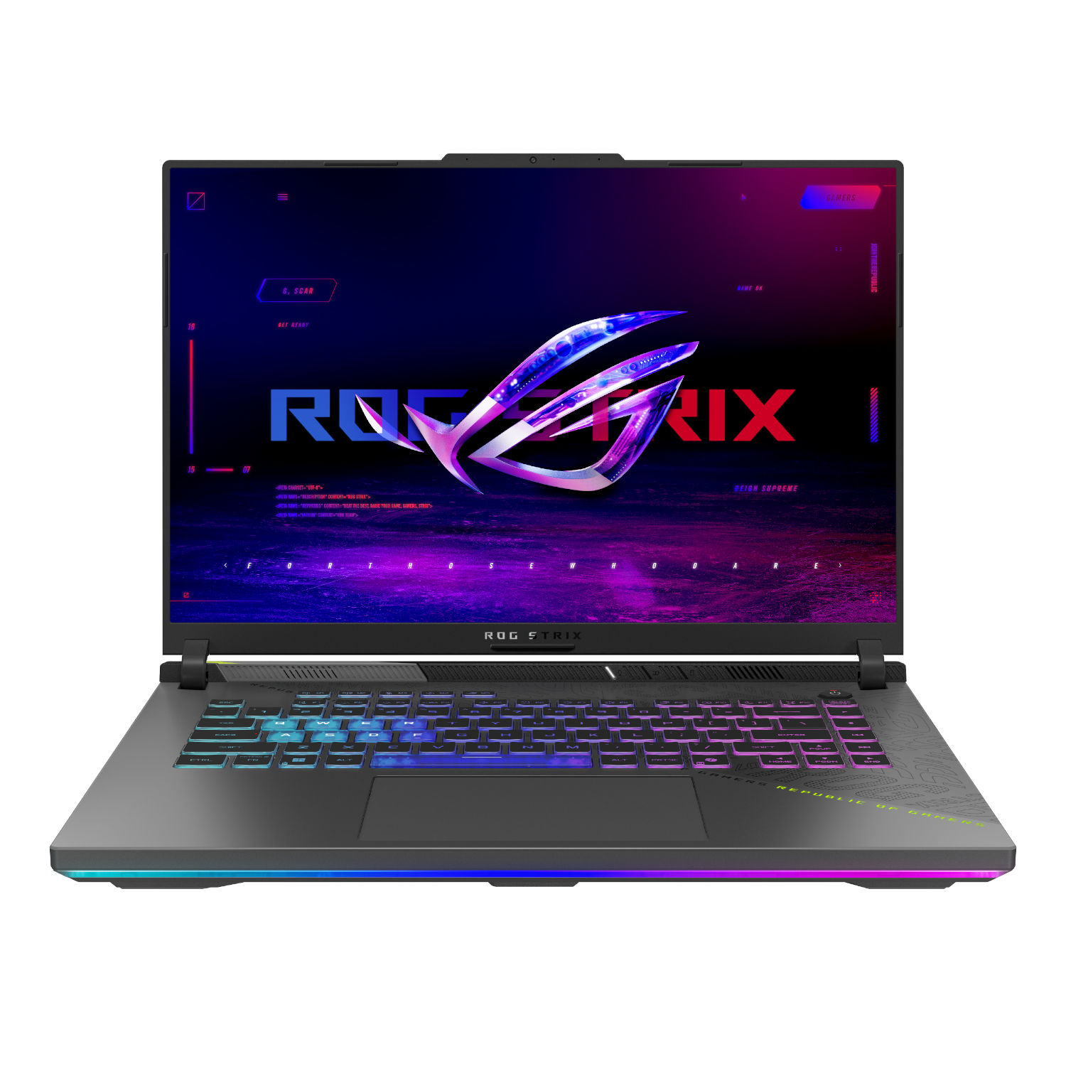 G614PP-91610GR0W_Asus-ROG-Strix-G16-AMD-Ryzen-9-8940HX-Windows-11-Home-Gaming-Notebook-Grey_wr_01a Asus ROG Strix G16 Gaming Laptop 16″ | Ryzen 9 8940HX | 16GB DDR5 | RTX 5070 | 1TB SSD | Windows 11 Home - Image 1