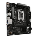ASRock H810M-H Intel LGA1851 Micro ATX Motherboard - Black - Image 3