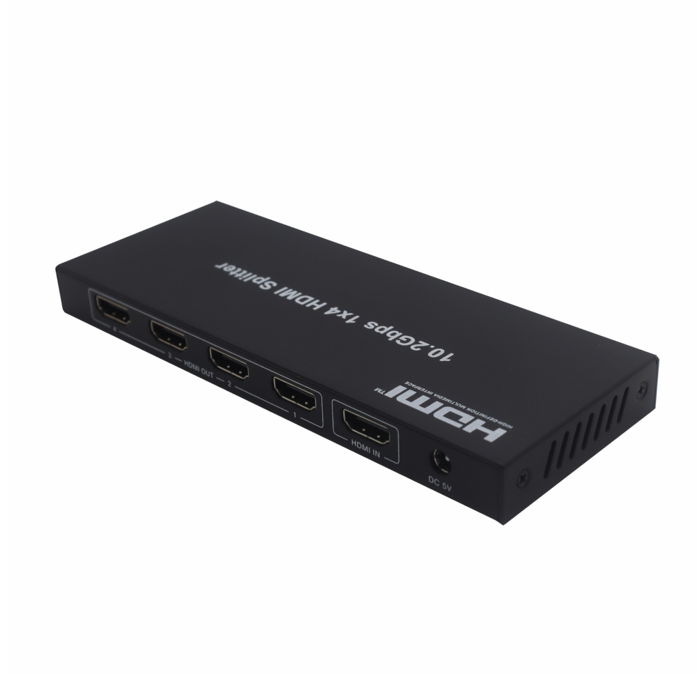 HDC-SP914CN_wr_01 HDCVT 1x4 HDMI 1.4 Splitter 4K with EDID Management - Image 1