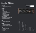 Keychron K4 HE 96% Magnetic Switch Hot-Swap RGB Wireless Keyboard – White (Wood + Aluminium) - Image 6