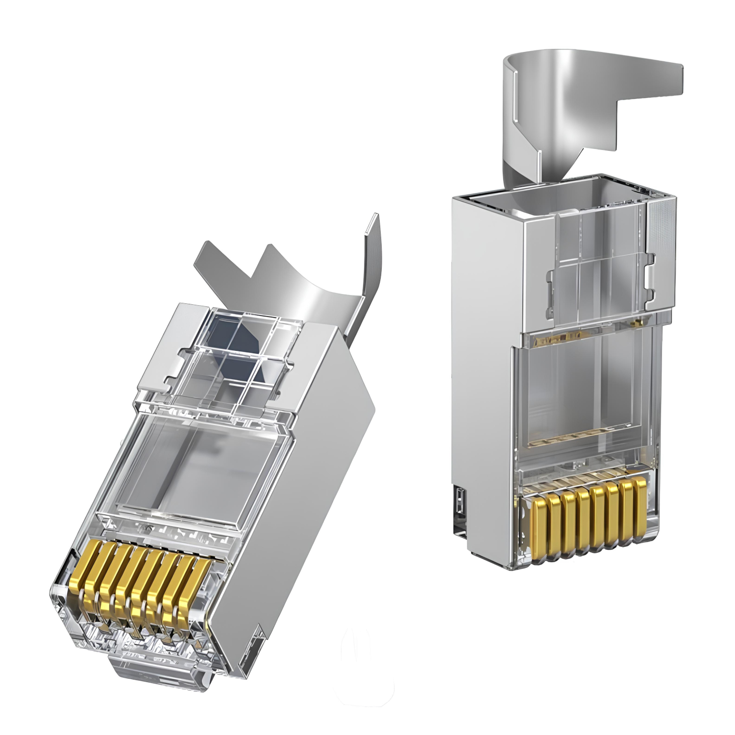 NW193-50634_UGreen-Cat7-FTP-RJ45-Modular-Plugs-10-Pieces_wr_01 UGREEN Cat7 FTP RJ45 Modular Plugs (10 Pieces) - Image 1