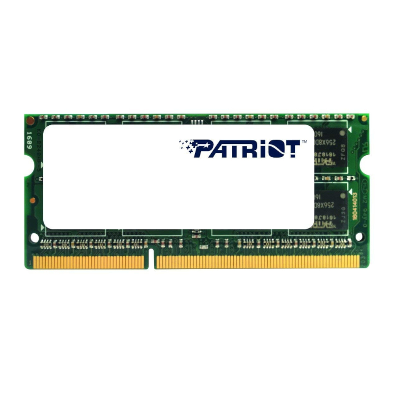 PSD38G1600L2S_wr_01b Patriot Signature Line 8GB 1600MHz DDR3L Dual Rank SODIMM Notebook Memory - Image 1