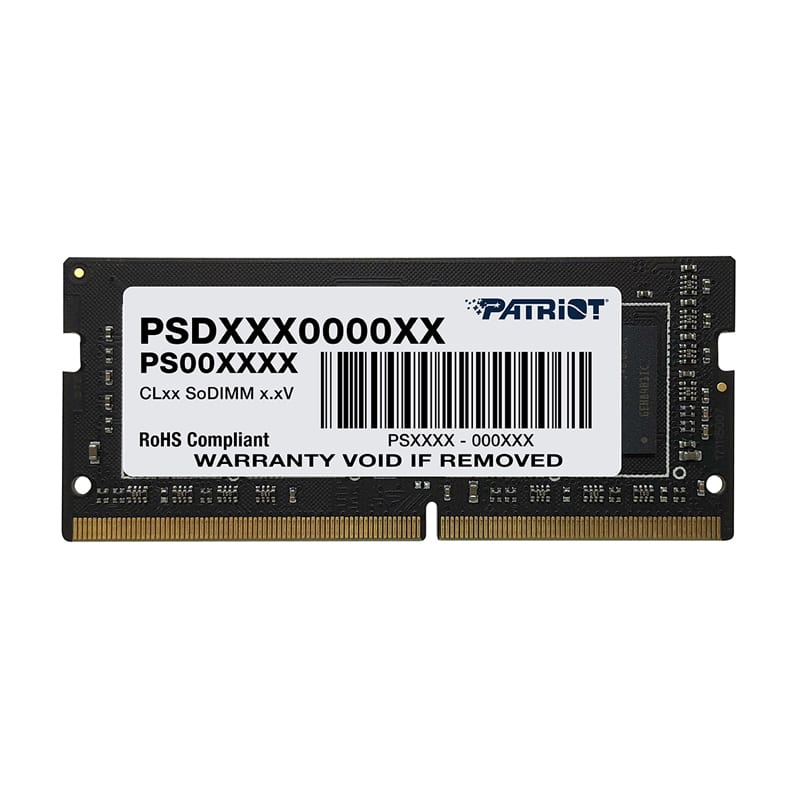 PSD48G266681S_wr_01 Patriot Signature Line 8GB DDR4 2666MHz Single Rank SODIMM Notebook Memory - Image 1