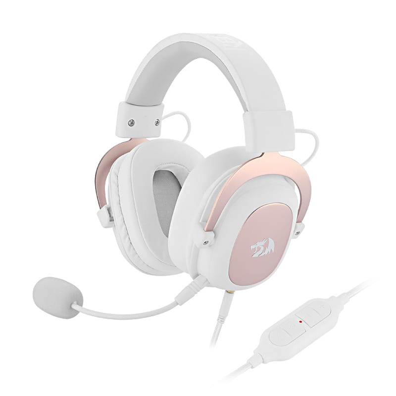 RD-H510W_wr_01 REDRAGON Over-Ear ZEUS 2 USB Gaming Headset - White - Image 1