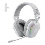 Redragon H868 RGB Wireless Gaming Headset - White
