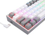Redragon K617 FIZZ 60% Wired RGB Gaming Keyboard - White/Grey - Image 6