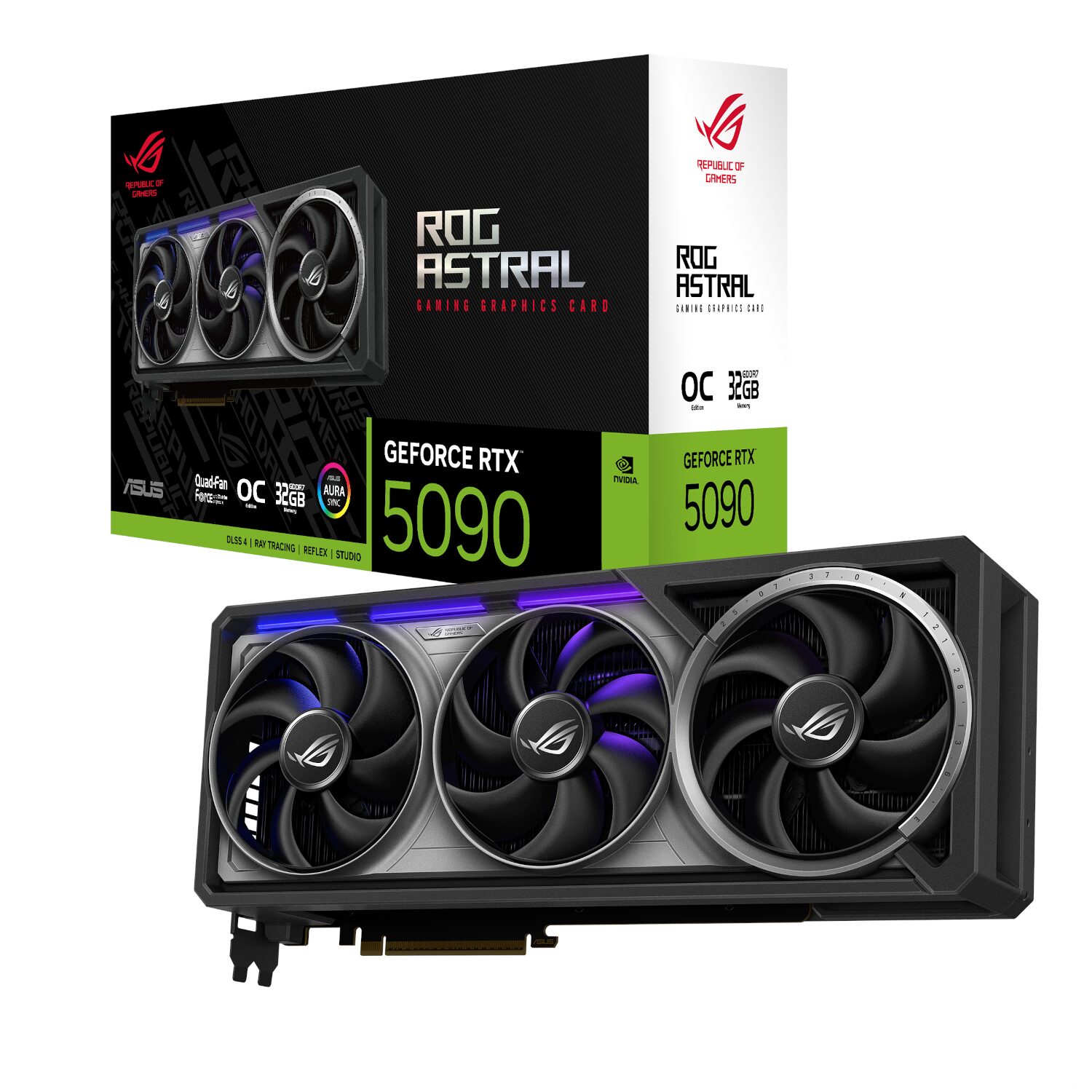 ROG-ASTRAL-LC-RTX5090-O32-wr-01 Asus ROG Astral GeForce RTX 5090 32GB GDDR7 OC Edition - Image 1
