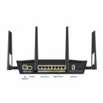 ASUS RT-BE88U Wi-Fi 7 Dual-Band 10G + 2.5G AiMesh Router - Image 3