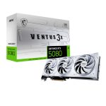 MSI GeForce RTX 5080 VENTUS 3X OC 16GB GDDR7 Graphics Card - White