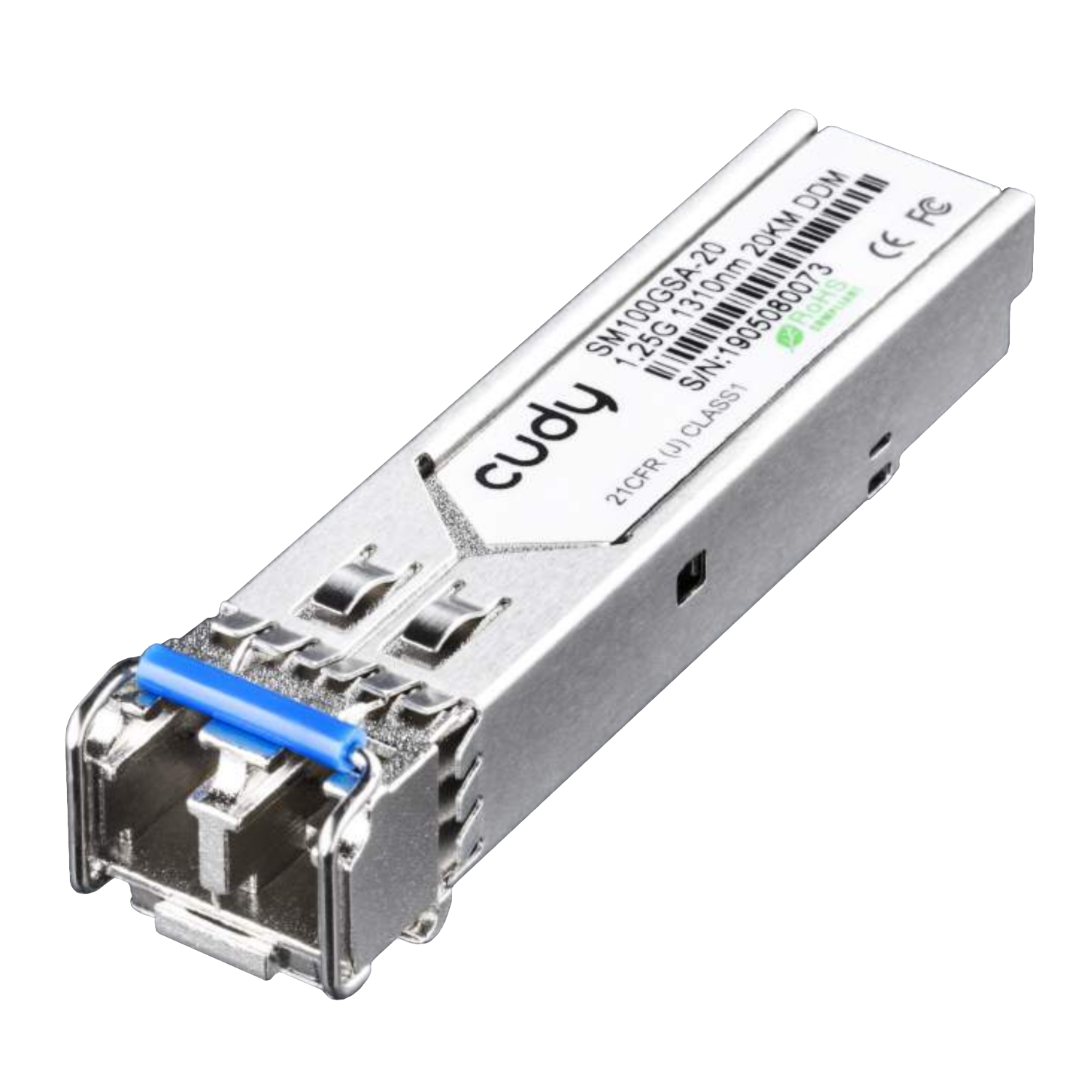 SM100GSA-20_Cudy-SM100GSA-20-Single-Mode-1.25Gbs-SFP-Module_wr_01 Cudy SM100GSA-20 Single Mode 1.25Gb/s SFP Module - Image 1