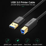 UGREEN US210 USB-A Printer Cable 2M - Black - Image 4