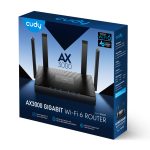 Cudy AX3000 5-Port Gigabit Dual-Band Wi-Fi 6 Mesh Router – Black - Image 5