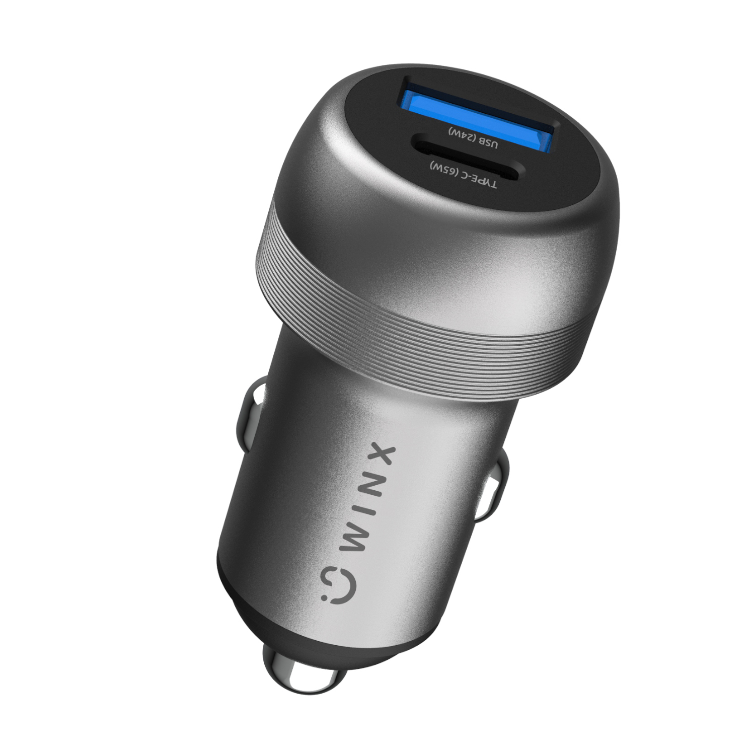 WX-CC102_WINX-POWER-Fast-89W-Car-Charger-Silver_wr_01a WINX POWER Fast 89W Car Charger - Image 1