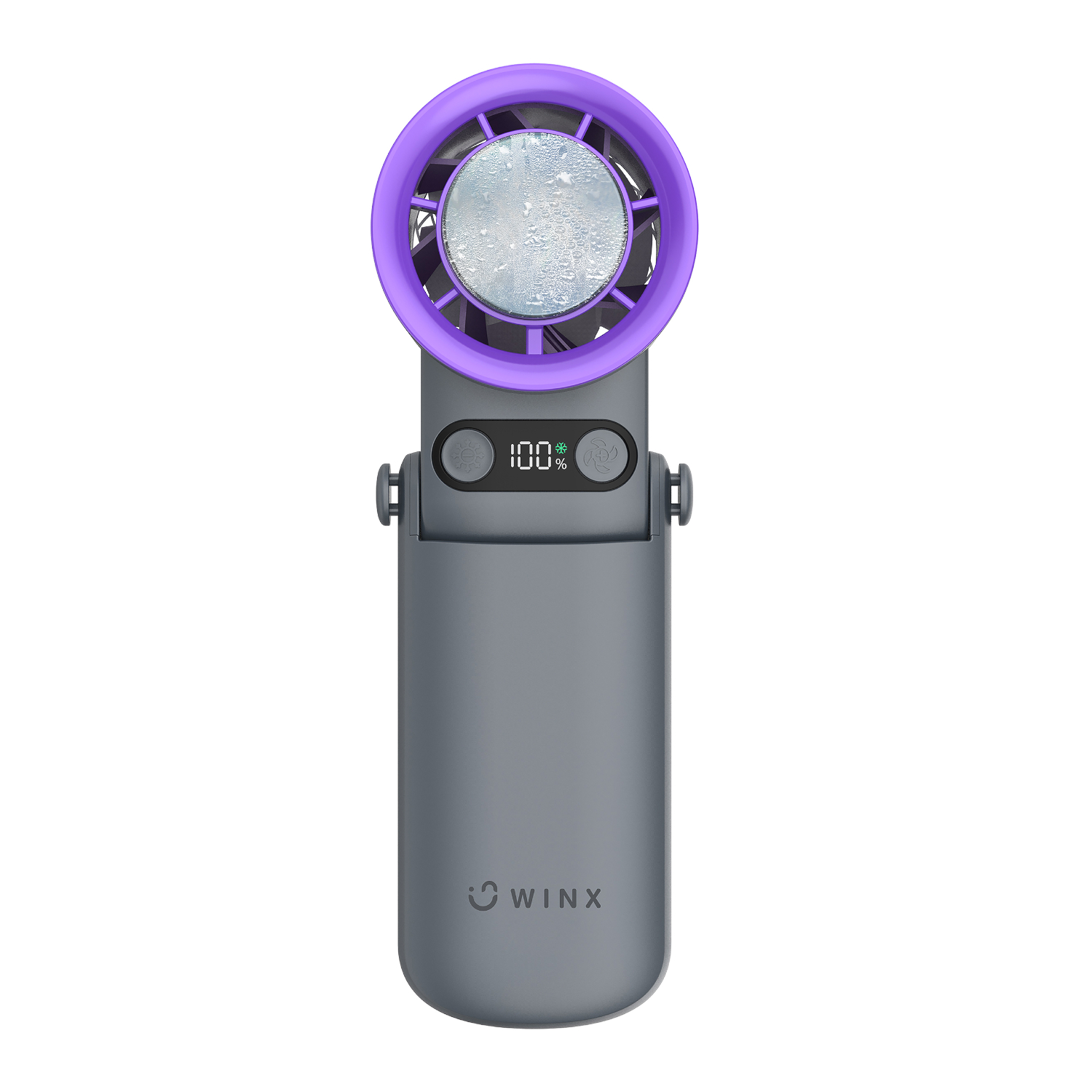WX-HF101_WINX-MOVE-Cool-High-Speed-Handheld-Fan-Grey-Purple_wr_01 WINX MOVE Cool High-Speed Handheld Fan - Image 1